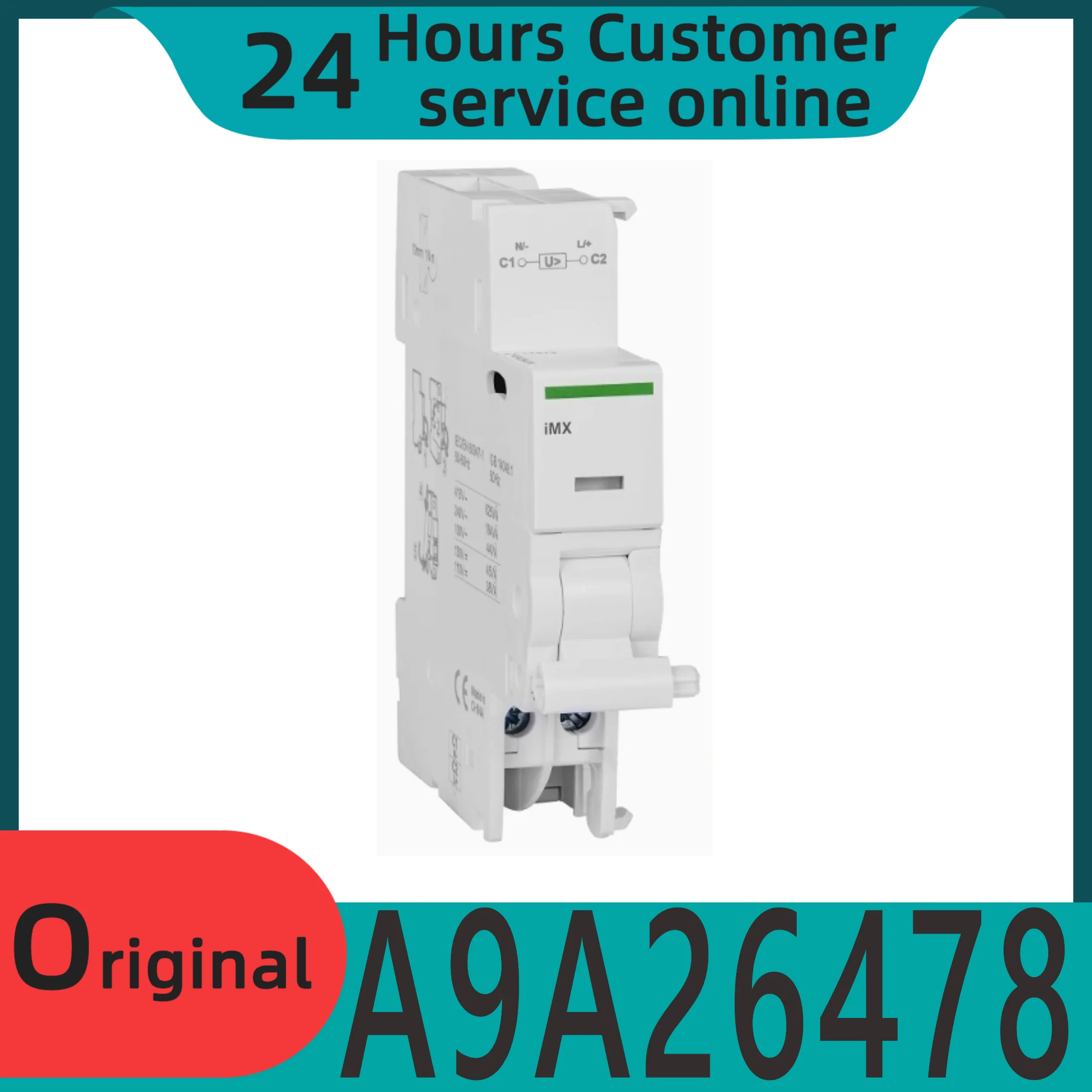 

Brand new original circuit breaker A9A26478 iMX 12-24V A9A26476 A9A26948