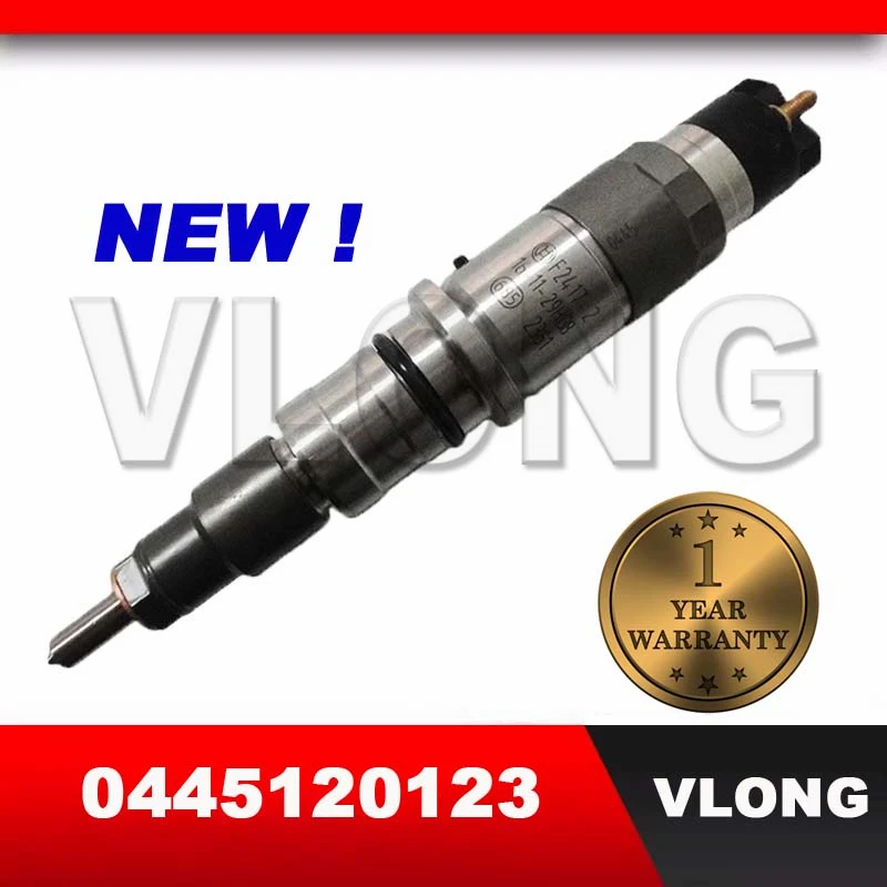 Diesel Fuel Common Rail Injector Assembly 0445120123 4937065 for Cummmins ISBe ISDe DONGFENG KAMAZ