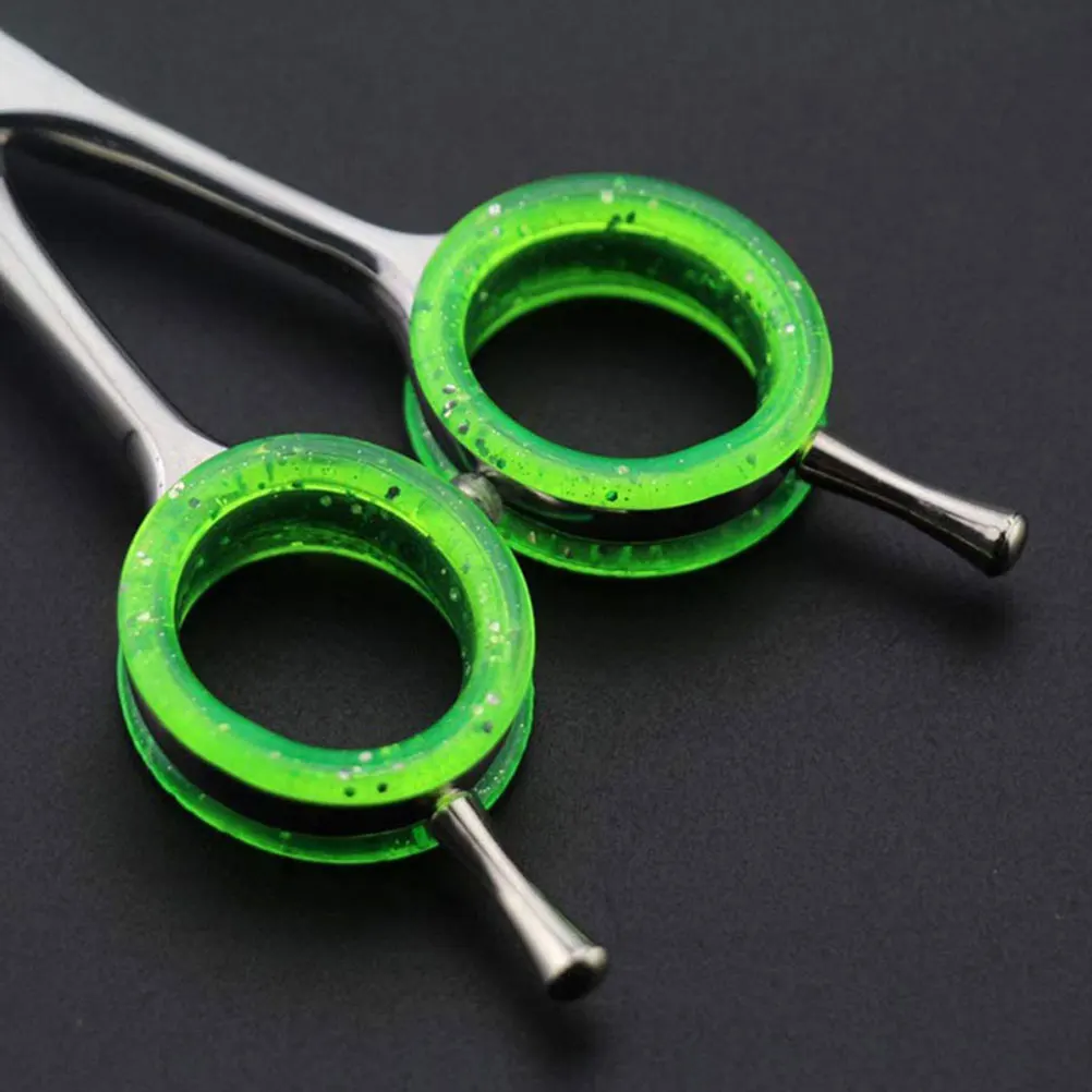 

24pcs Silicone Finger Rings for Scissors Grooming Supplies Pet Shear Holder Inserts Accessories Dog Cat Styling Tools