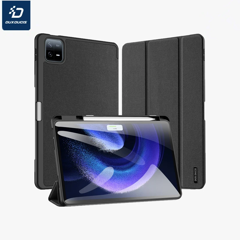 

DUX DUCIS woven design tablet protective cover For Xiaomi Pad 6 Pro 11.0" Fall prevention Pen slot Trifold stand protect cover