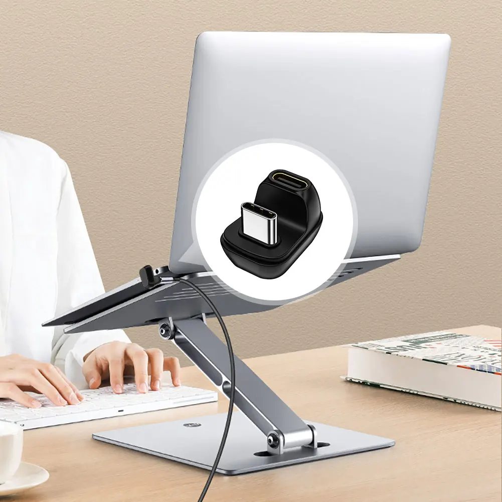 Адаптер Mini USB4.0 40 Гбит/с U-образный Thunderbolt3 USB C к конвертеру быстрой зарядки 100 Вт 8K при 60 Гц Адаптер данных USB Type C