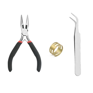 قرند مشبك فتح حلقات القفز لصنع المجوهرات DIY ، اكسسوارات السبائك ، مجموعة النتائج ، خطافات القرط ، أدوات الإصلاح ، اللوازم 6 مواد مبيعات رئيسية لصنع قلادة - No5