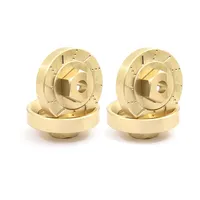 4Pcs Brass Heavy Duty Wheel Hub Combiner for Xiaomi Jimny Xmykc01Cm 1/16 Rc Car Upgrade Parts Accessories