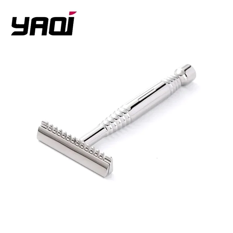 YAQI Romulus Open Comb Polished Safety Razor 316 Stainless Steel AC Blade Single-edged for Men Beard Shaving 2026