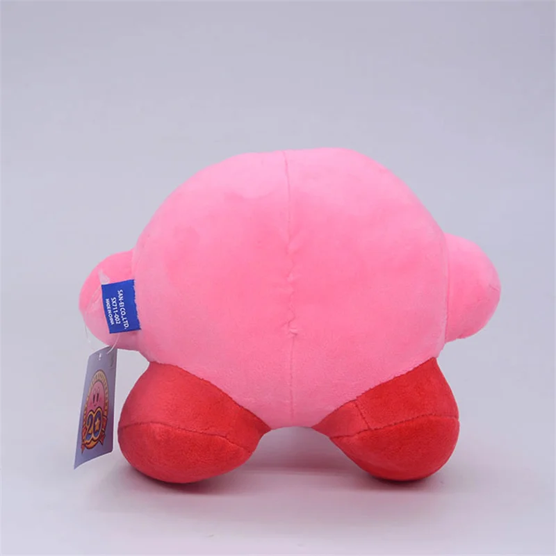 Juguete de peluche de estrella Kirby de 15CM, muñeco de peluche suave de Anime, muñeco de peluche rosa esponjoso, almohada, decoración de