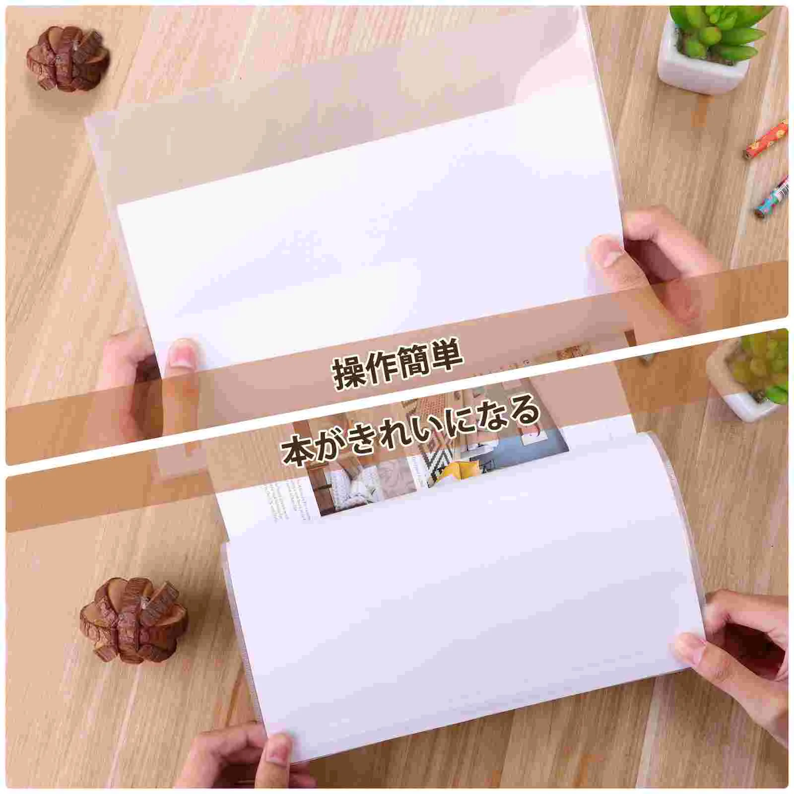 Water Proof Book Student Books Sleeves Clear Notebook Film Protector Easy Apply Cover