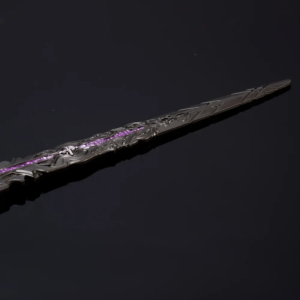 21cm Omega miecz Noctis Lucis Caelum FF 15 gra peryferyjne metalowe Katana miecz samurajski breloki kolekcja rzemiosło prezenty zabawki