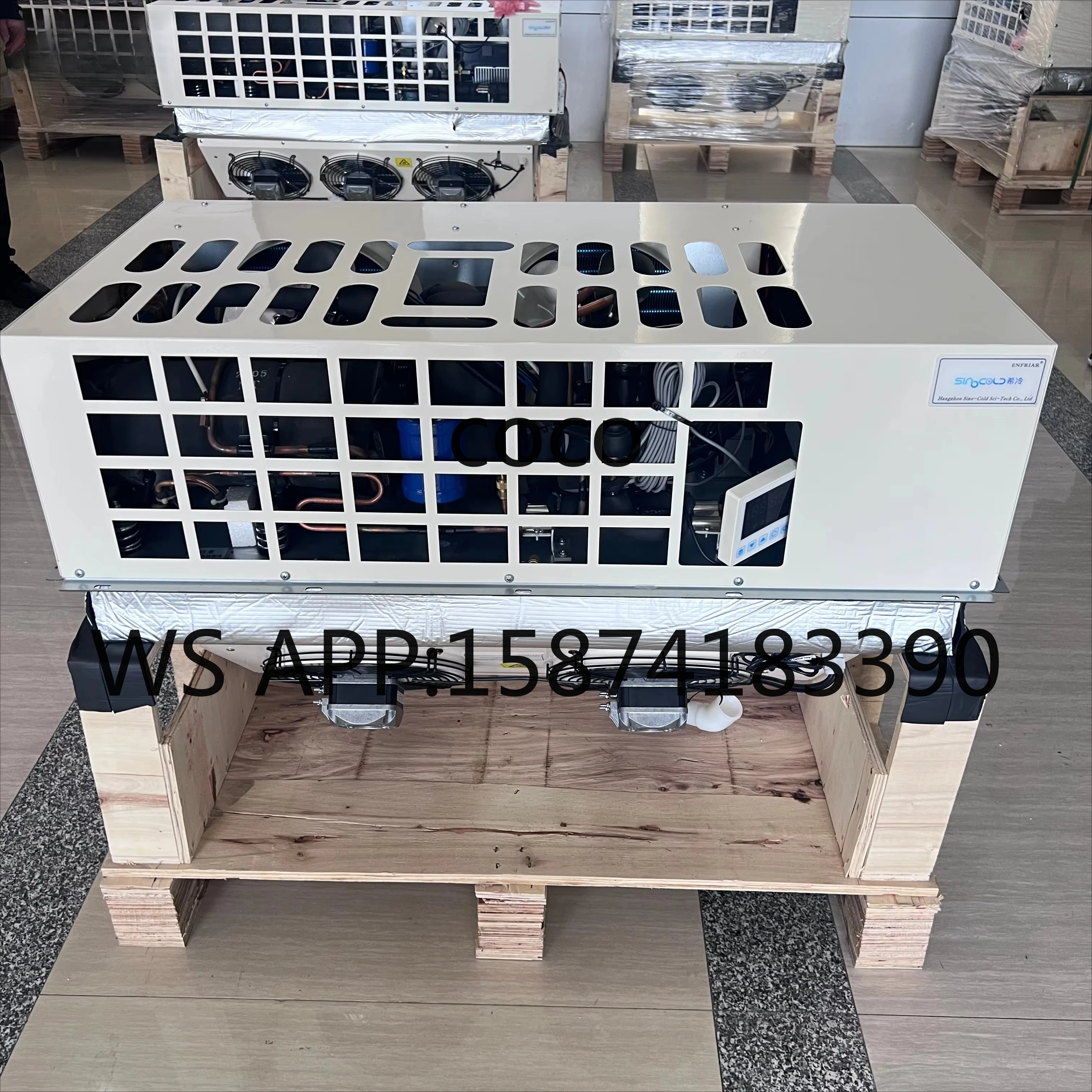 1PH 220V 50HZ 1HP Top-mounted Monoblock Unit, Fixed Frequency R404a Refrigeration Compressor