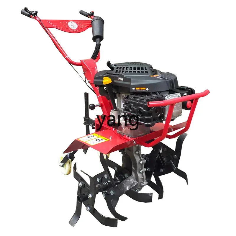 

LH small cultivated land machine four-punch rotary tiller agricultural weeding ditch turning soil field loosening soil