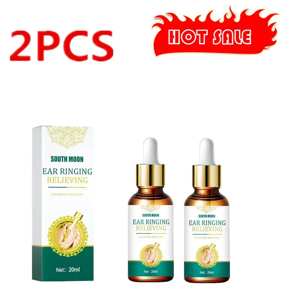 2X Tinnitus Ear Drops Ear squillo delicato alleviare la salute scarico cura Tinnitus fluido orecchio sordità dell'orecchio gonfiore cura dell'aerazione