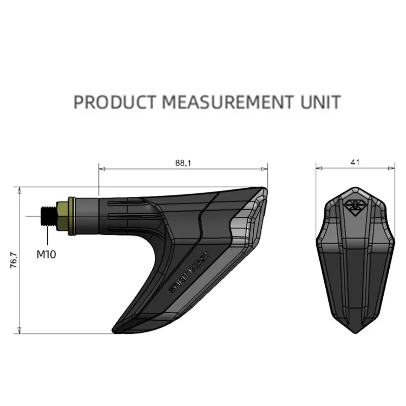 Clignotant universel pour moto, feux de signalisation, lampe à LED pour Honda CBR 500R, 650R, BMW Runder GS, SUZUKI GSX 750, 12V