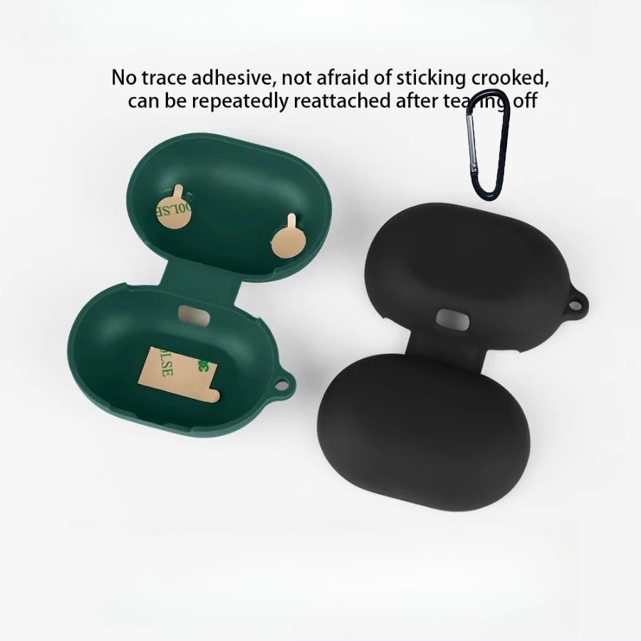 For SoundPEATS Clip1 Case Solid Color Silicone Shockproof Bluetooth Earphone Cover for SoundPEATS Clip 1 hearphone box fundas view 6