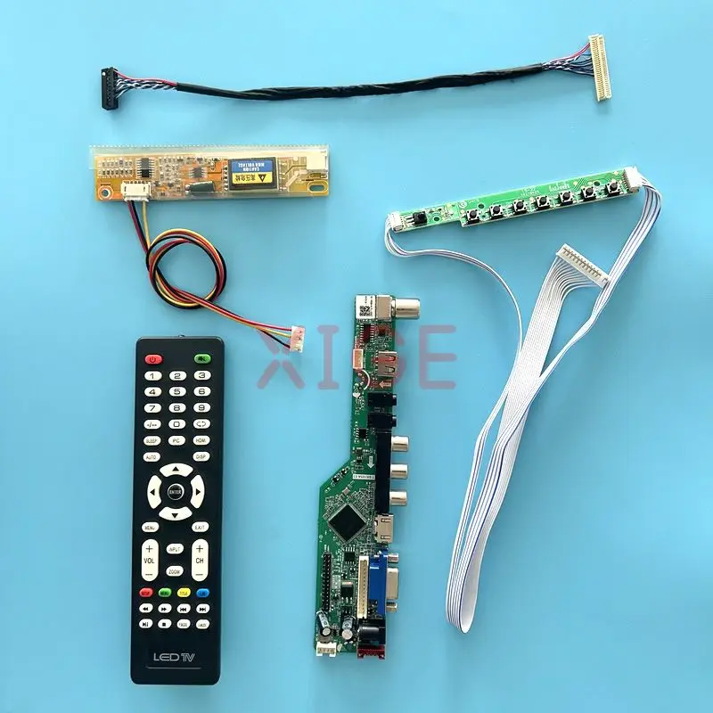 

For N154I1 N154I2 N154I3 N154I5 Driver Controller Board LVDS 30-Pin 1CCFL Analog TV Kit IR+USB+AV+HDMI+VGA 1280*800 LCD Monitor