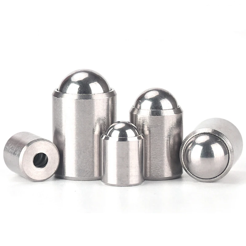 Leijiu Positioning Ball Screws D3 D4 D5 D6 D8 D10 D12 304 Stainless Steel Press-in Type Spring Ball Plunger