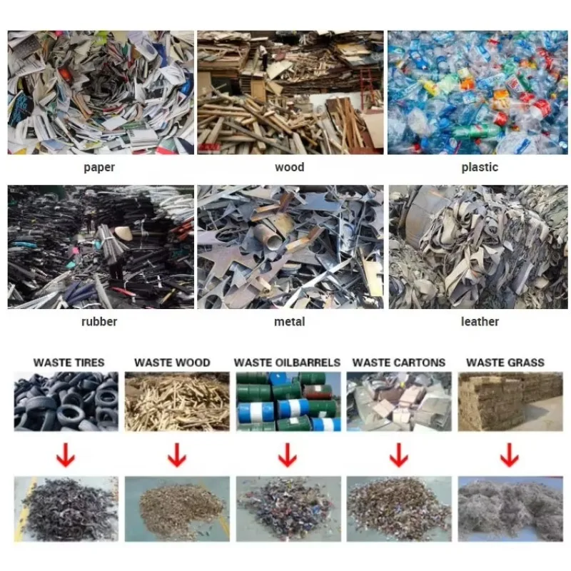 Customized Scrap Car Body Discarded Home Appliances Motorcycle Frame Color Steel Tile Scrap Iron Steel Shredder