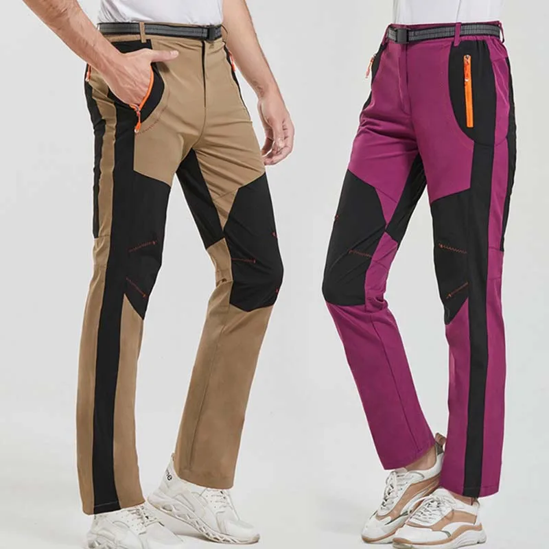 Pantaloni da assalto Softshell impermeabili e antivento da uomo e da donna Pantaloni da trekking da campeggio leggeri per tutte le stagioni