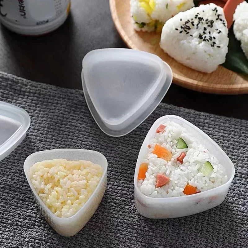 Sushi Mold Set DIY Lunch box Triangle  Rice Ball Mould Kitchen Accessories