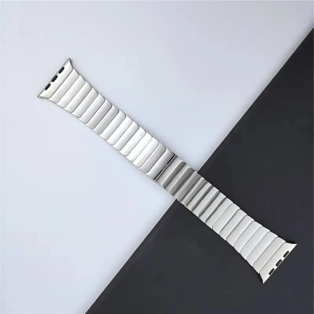 أشرطة من الفولاذ المقاوم للصدأ لساعة أبل الترا 2 باند 49 ملم 46 ملم 45 ملم 44 ملم 42 41 40 ملم سوار كوريا iWatch سلسلة 10 9 8 7 6 SE