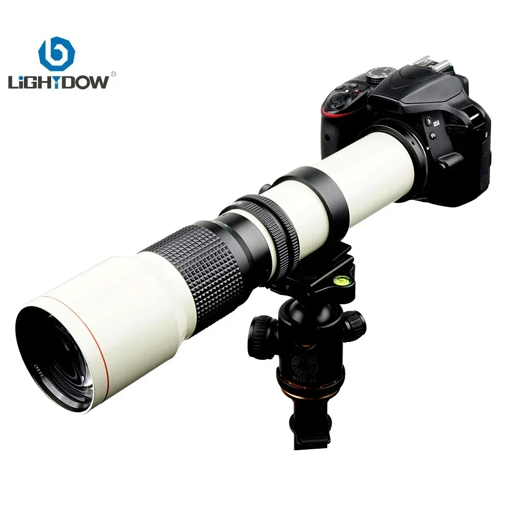 

Lightdow Manual Prime Telephoto Lens 500mm F8.0 With T2 Adapter Ring for Camera Canon Nikon Sony Pentax Olmpus Fuji