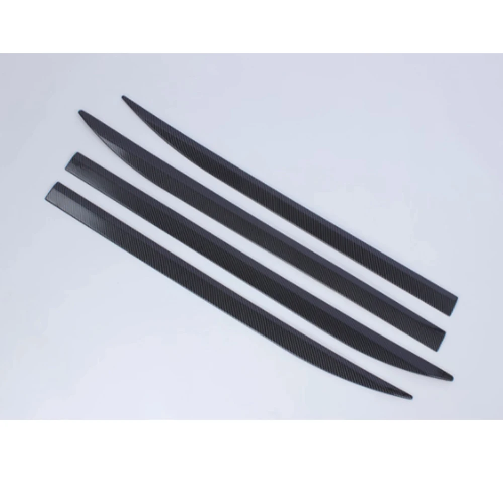 For Toyota Alphard 2016-2021 Car Exterior Door Side Decoration Strips Trim Auto Styling Moldings 4pcs