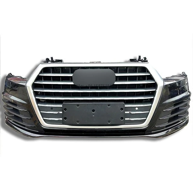 

Front Bumper Assembly for Q7 2017-2020 Includes Grille Radiator Fan and Parking Induction Front Lip Kit