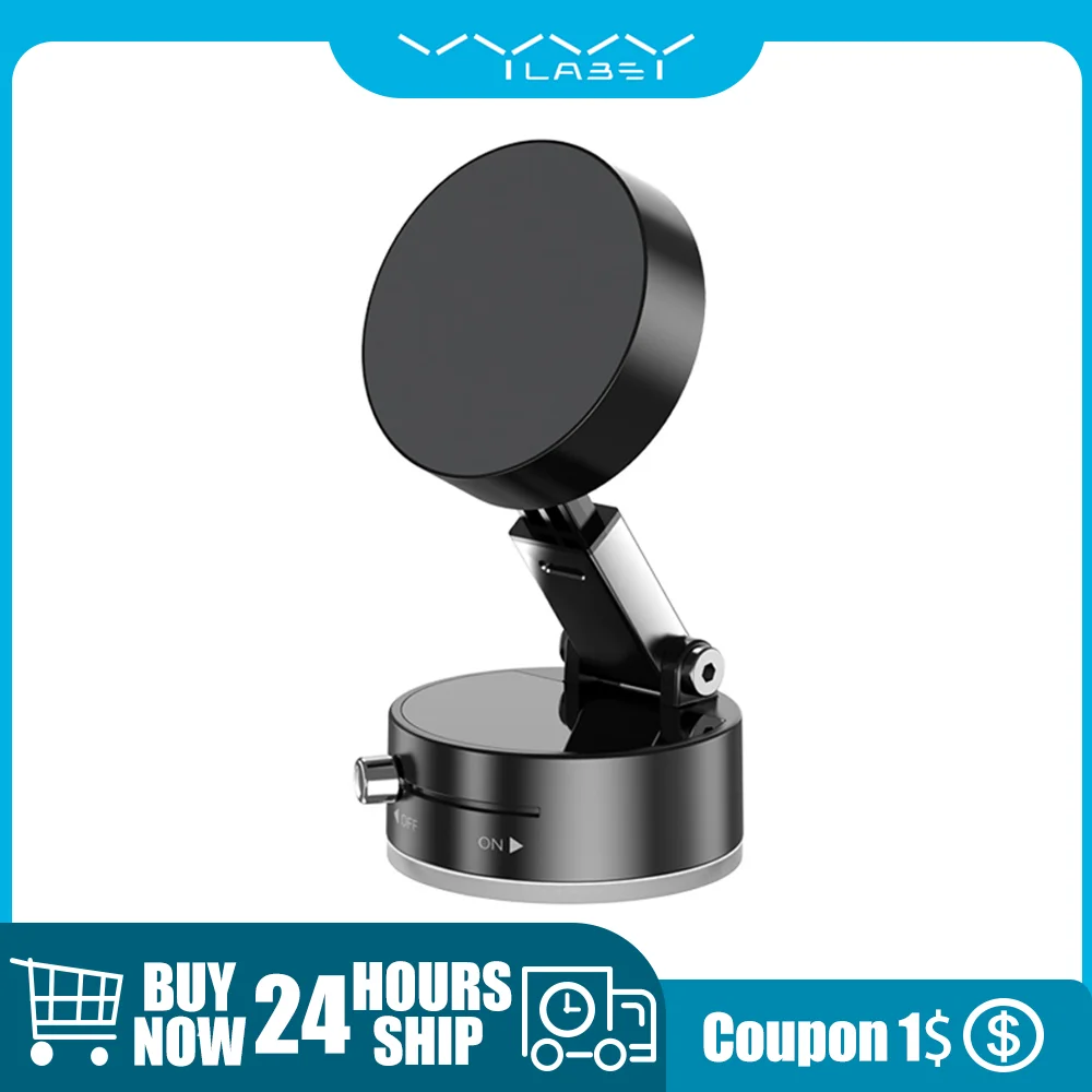 

Vyvylabs Universal Magnetic Phone Holder Suction Cup Lazy Multi-functional Foldable Storage Holder Vacuum Suction Phone Holder