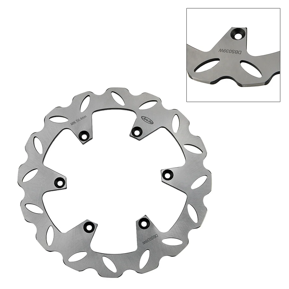 

Stainless Steel Motorcycle Rear Brake Disc Rotor Part For Suzuki RM125 RM250 1999 2004 & DRZ 400 S Super Motard 2005