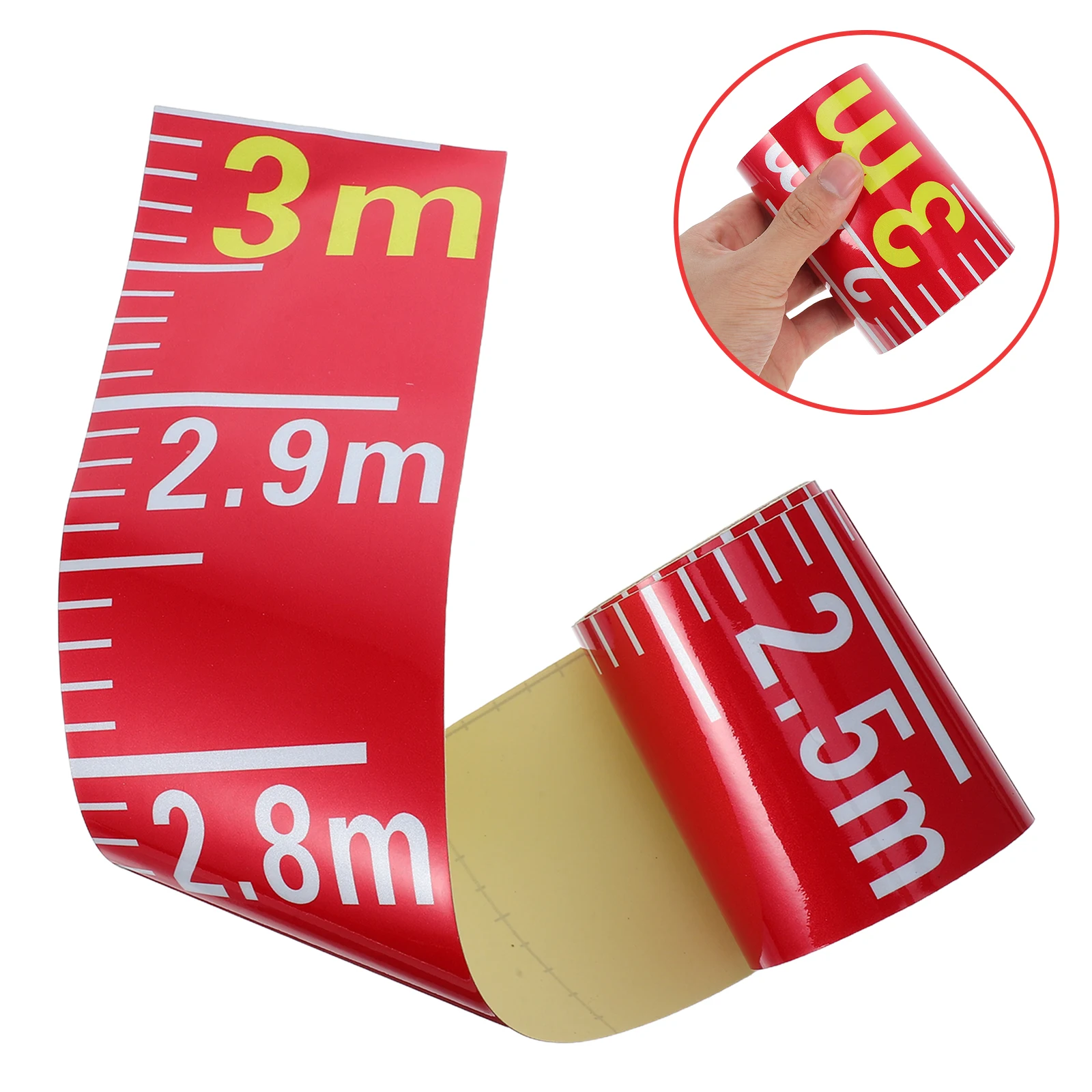 

Water Level Ruler Sticker Measurement Label Liquid Gauge Meter Indicator of Pvc Measuring Stickers for