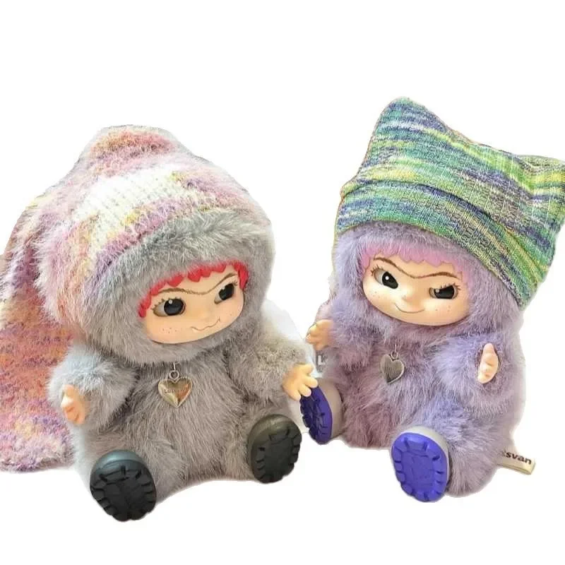 

MINISO Wakuku Fuzzy Trendy Fun Party Series Blind Box Toy Vinyl Face Pendant Action Figure Mystery Box Give Child Surprise Gift