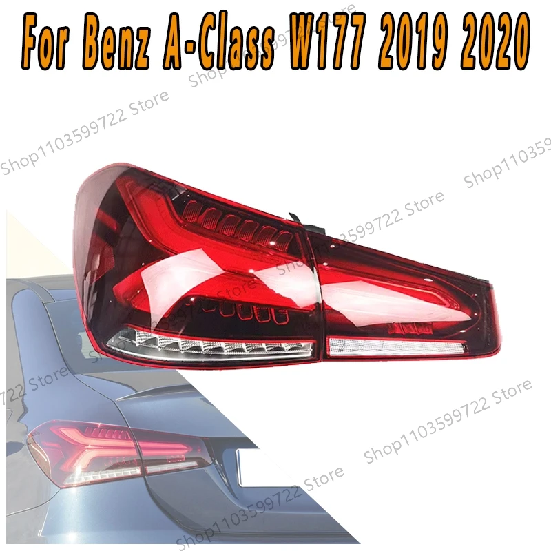 For Mercedes-Benz A-Class W177 2019 2020 Rear Taillights Left Right Turn Lights Reverse Lights Brake Parking Lights Taillights
