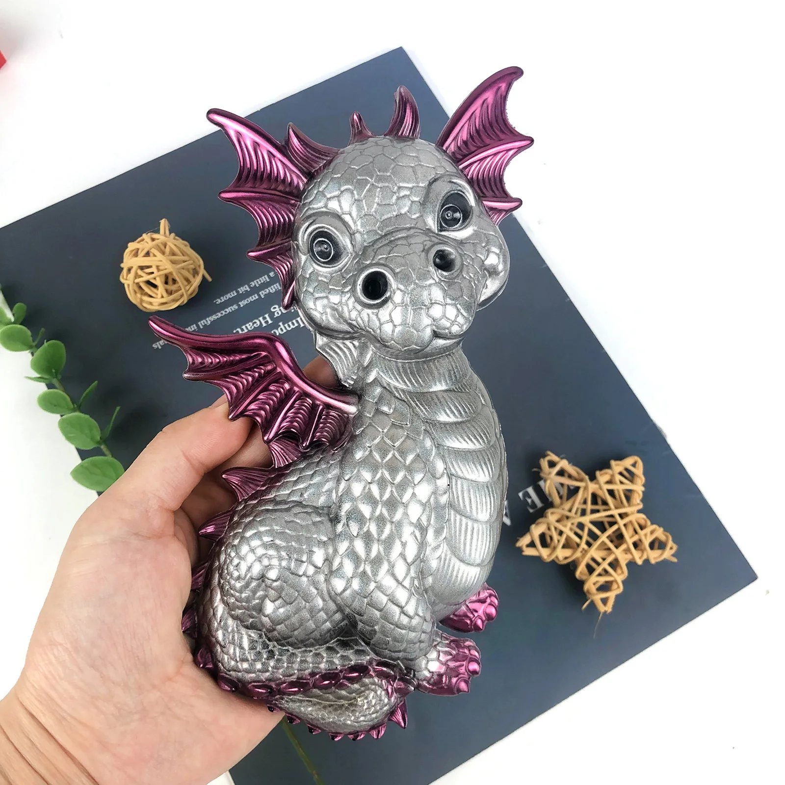 DIY Baby Fly Dragon Silicone Mould Crystal Resin Epoxy Craft Casting Mold Handmade Home Desktop Decoration Crafts Making Tools