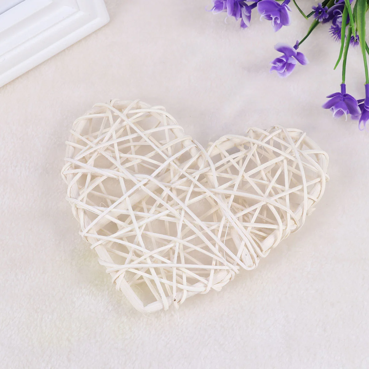 

5pcs/pack Christmas Bowl Filler Wicker Hearts Heart Filler Decor Wedding Decoration Christmas Vase Filler Home Decoration