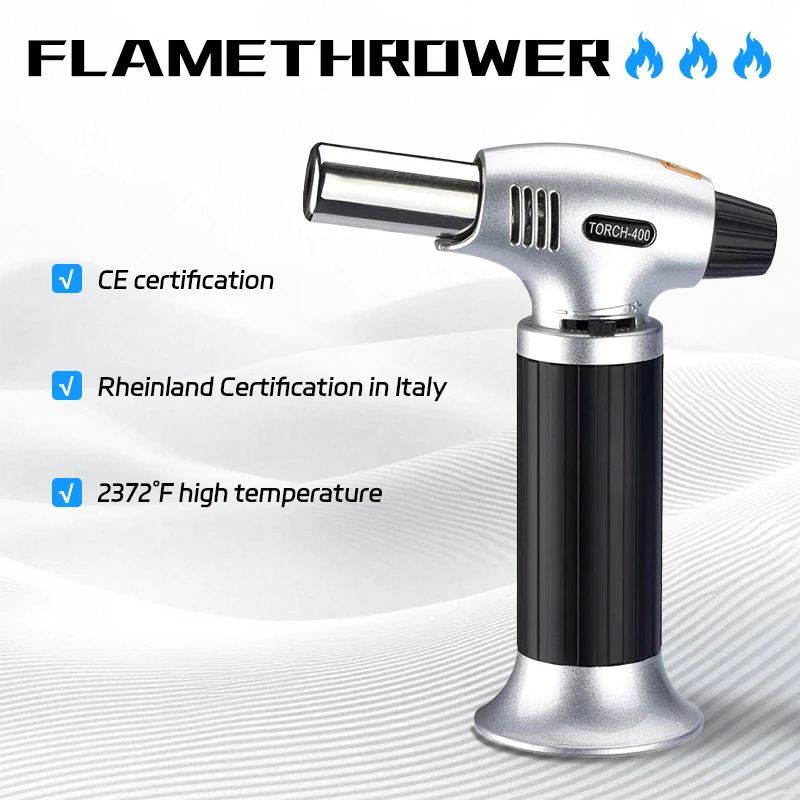 

Introducing the TORCH-400 Premium Butane Torch: Your Ultimate Fire Tool