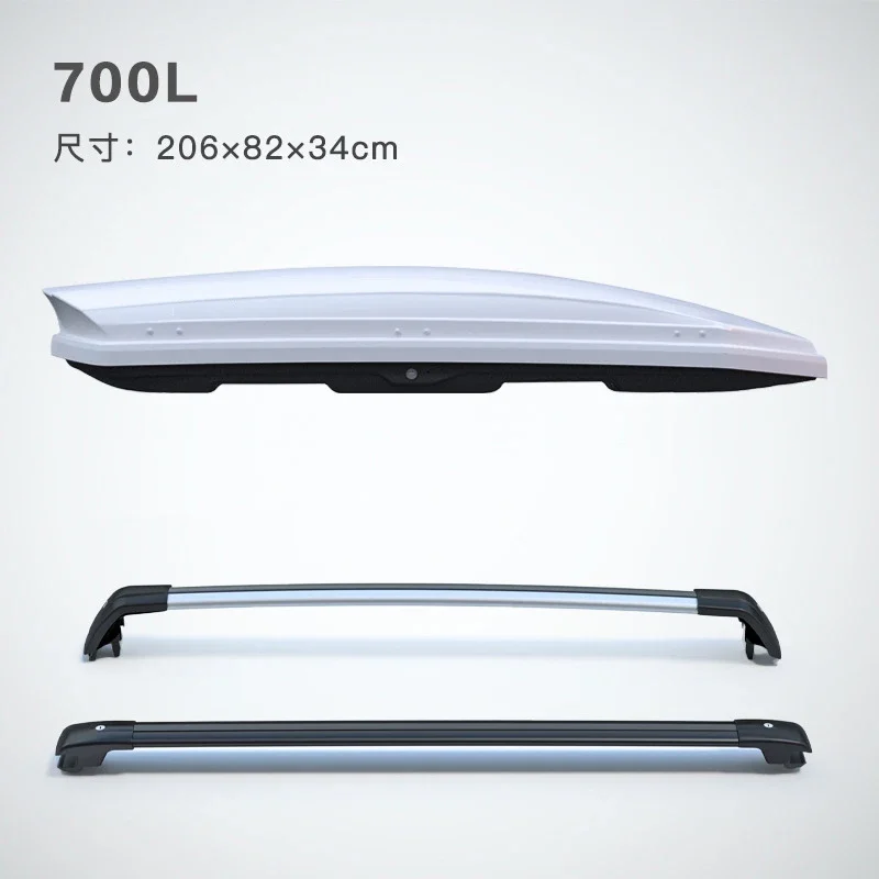 Customized Camping 700L ABS SUV Universal Roof Rack Luggage Cargo Carrier Storage Car Roof Box