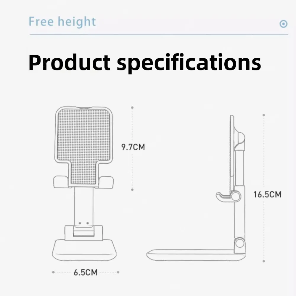 Handy-Desktop-Ständer mit multifunktionalem Heben und Einstellen, erweiterbar und tragbar, faltbar