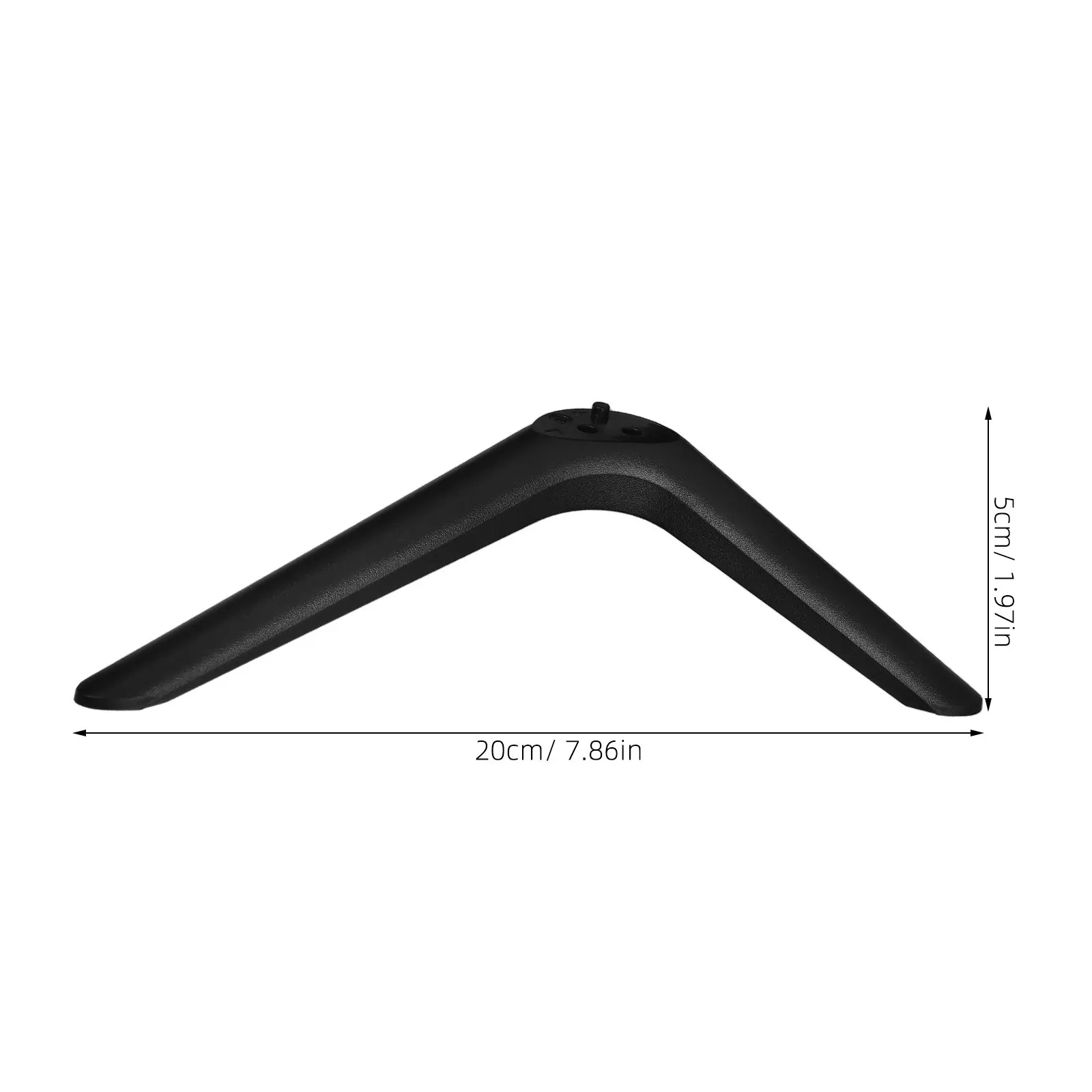1Pair Double Hole Plastic Universal TV Stand Legs Replacement for Flat Screen Tvs Stable Support Stylish