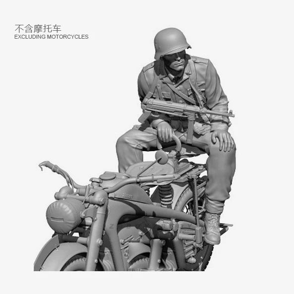 

1/35 Resin Soldier model kits figure colorless and self-assembled （Excluding motorcycles） A-2114