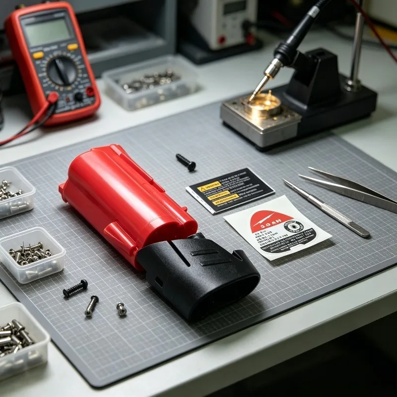 For Milwaukee M12 Battery Kit 12V 3-cell Kit Battery Housing Protective Board Material DIY Accessory Batteries Assembly Box
