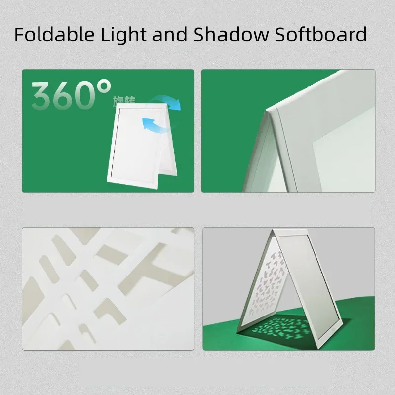 Ins Style Foldable Soft Light Board Spotlight Reflective Screen PVC Waterproof Light and Shadow Artifact Cosmetics Photography