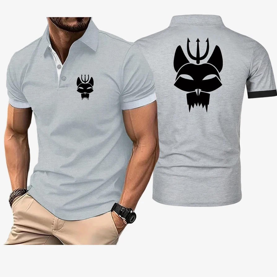 2026 Summer Naval Seals Bravo Team Logo Print Lapel Collar Polo Shirt Personalized Men's Sport Short Sleeve Bestselling Shirt