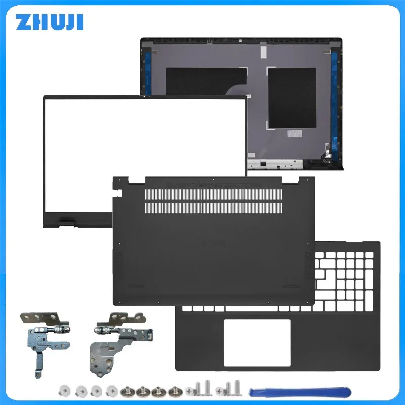 

For Vostro 15 5501 5502 V5501 V5502 NEW LCD Back Cover Front Bezel Hinges Top Cover Upper Palmrest Case Bottom Case Shell