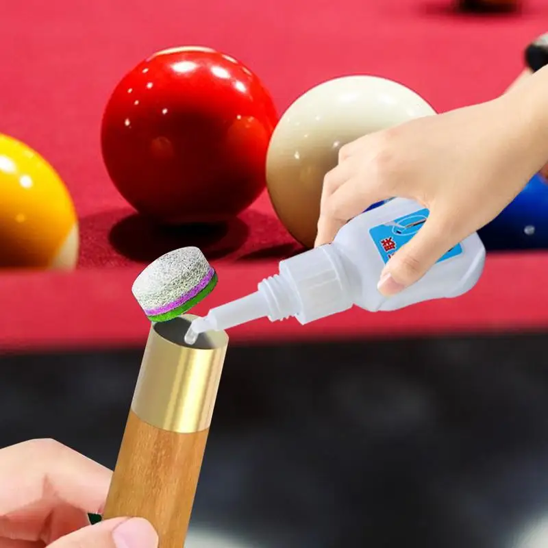 

Pool Cue Tips Glue 15ml Glue For Tip Repair And Replacement Easy To Apply Quick Dry Pool Cue Tip Maintenance Glue For Billiards