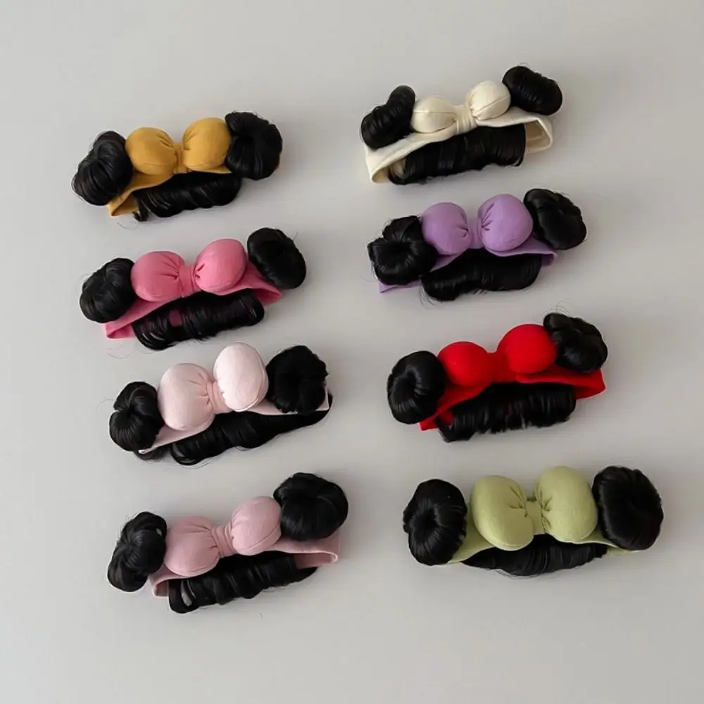 

Hair Accessories Fashion Cute Cotton Bow Infant Baby Girl Hair Wig Hat Hairpiece Newborn Children Kids Girls Headbands Headwear