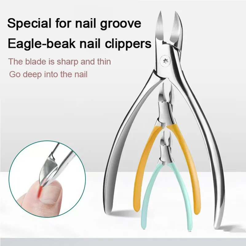 

Professional Nail Clipper Nail Scissors Anti-Splash Nails Clippers Stainless Steel Pedicure Tools Deep Into Nail Grooves ZJJ03