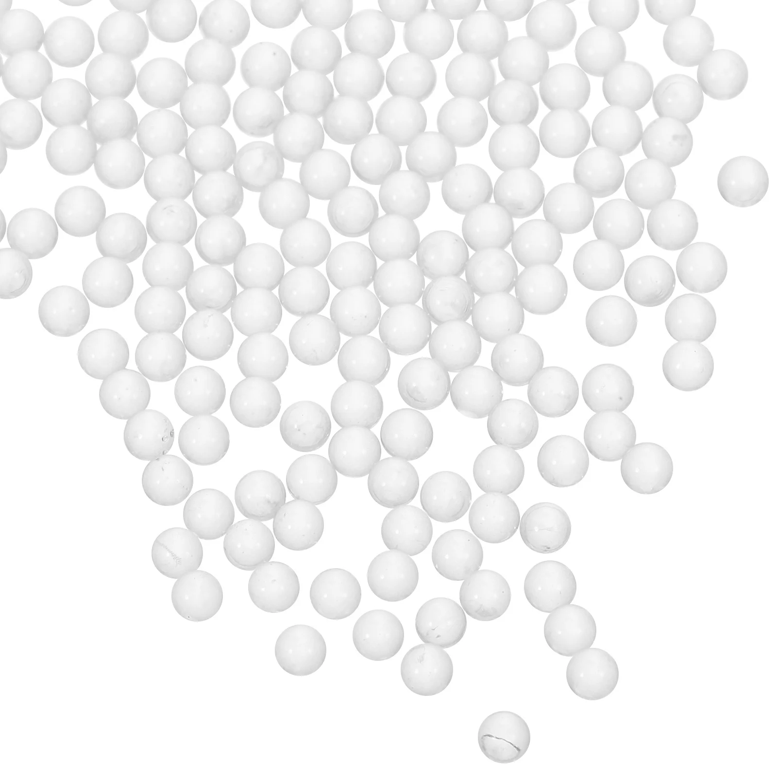 

2000Pcs Transparent Glass Ball Glass Sphere Smooth Durable Compact Practical Hand Feeling Bags Bags