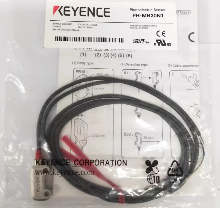 New original Keyence Optoelectronics Sensor PR-FB30N1 PR-FB30N3 PR-FB30P3 PR-FB30CN PR-FB30CP PR-FB30C3PL