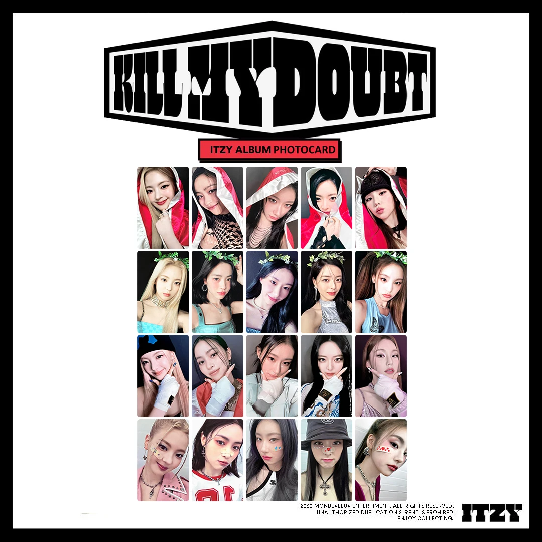 ITZY Hit New  Standard Edition Album Random Photo Card