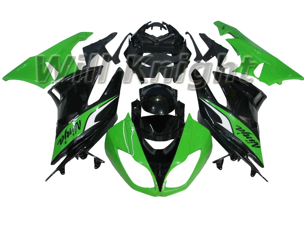 

Intelligent Library For Kawasaki ZX-6R ZX6R 2009-2012 ABS Plastic Molded Faring Kit For ZX6R 09 12 Body Fairing Green