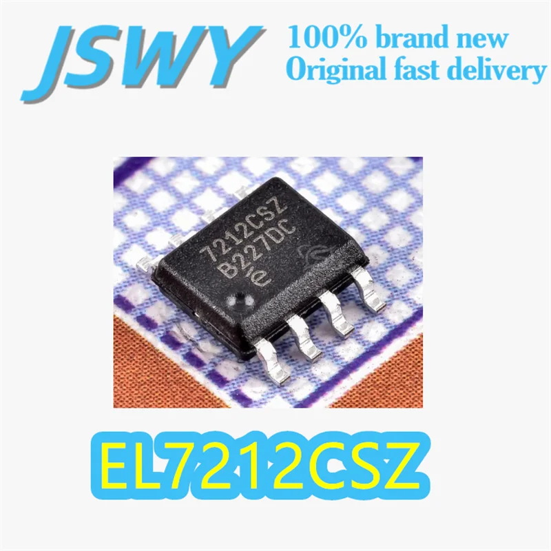 

(10/50 pieces) EL7212CSZ Original Screen printing 7212CSZ Package 8-SOIC Dual-Channel Low-Side Gate Driver 2A 15ns Electronic