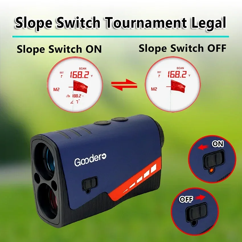 حار بيع العرض تلقائيا جولف لتحديد المواقع ووتش الارتفاع قياس Rangefinder مقياس مسافات